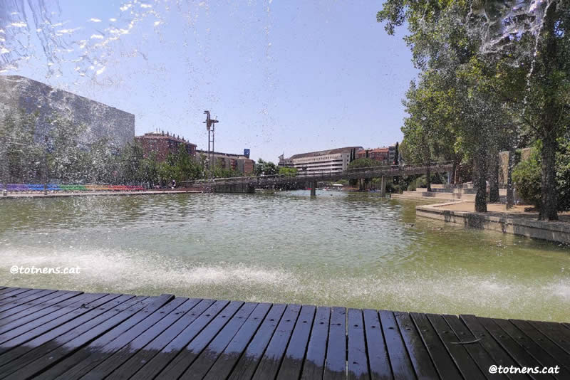 Parc de Catalunya de Sabadell cascada