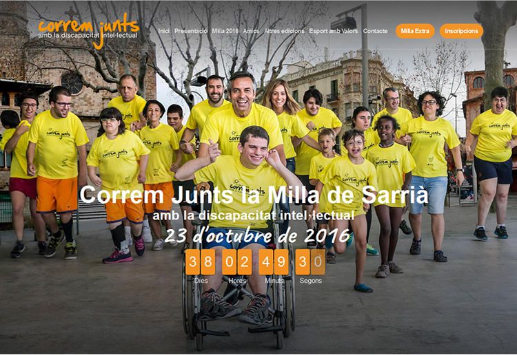 4t Milla Sarrià - Correm Junts, amb la discapacitat intel·lectual