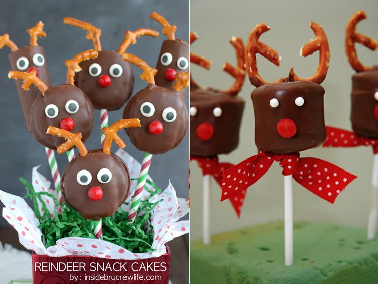 Galetes de Nadal fàcils decorades amb el ren Rudolf