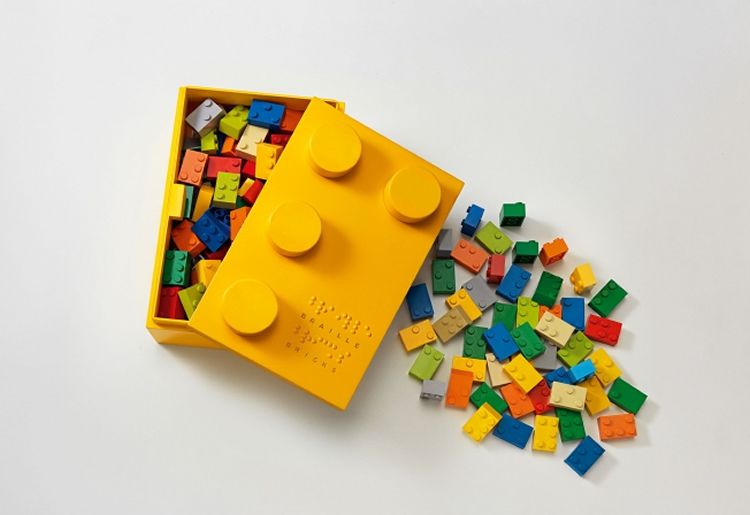 Peces Lego en Braille per aprendre jugant