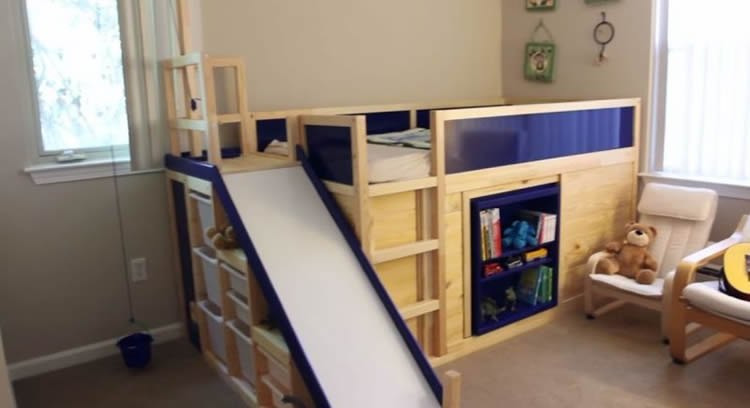 Idees per personalitzar el llit Kura d'Ikea