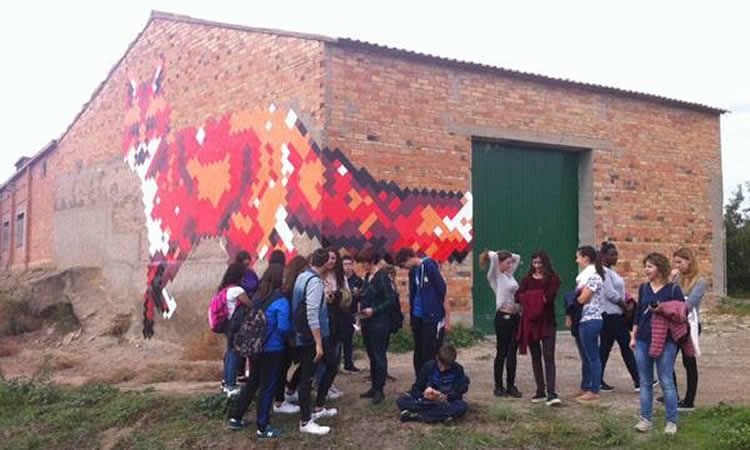 Els murals d'art rural a Penelles. Festival Gargar