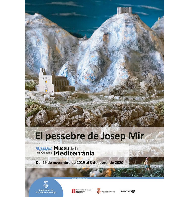 Pessebre de Josep Mir al Museu de la Mediterrània