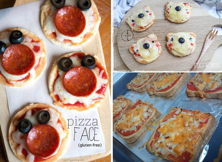 Mini pizzes individuals per fer amb els petits cuiners