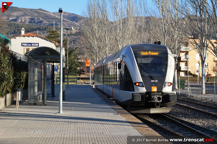 Tren dels Llacs, de Lleida a La Pobla de Segur