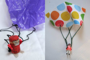 Com fer un paracaigudes amb materials diferents