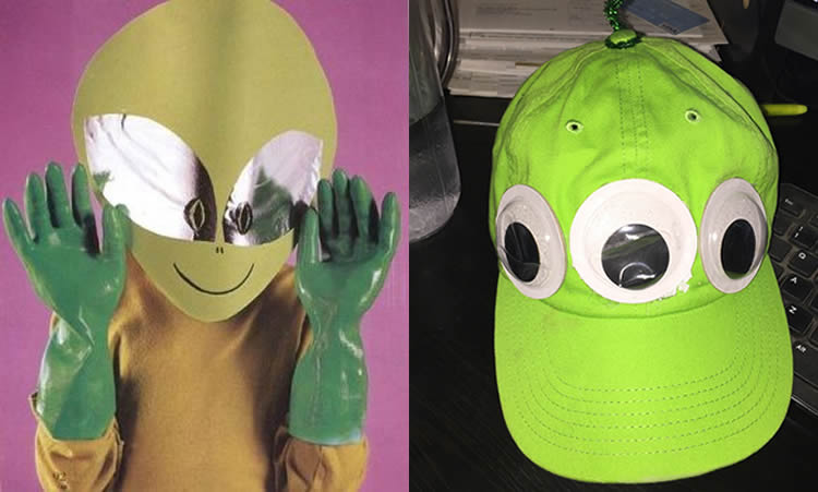 disfressa d'extraterrestre per a nens