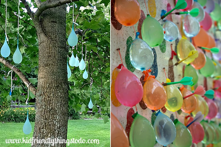 Jocs amb globus per a una festa