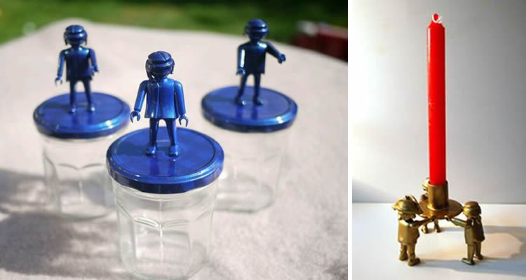 com reciclar figures Playmobil