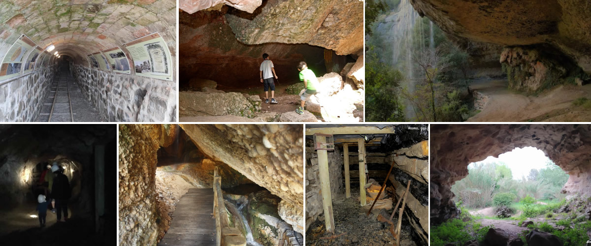 excursions a coves, visitar mines i descobrir balmes amb nens