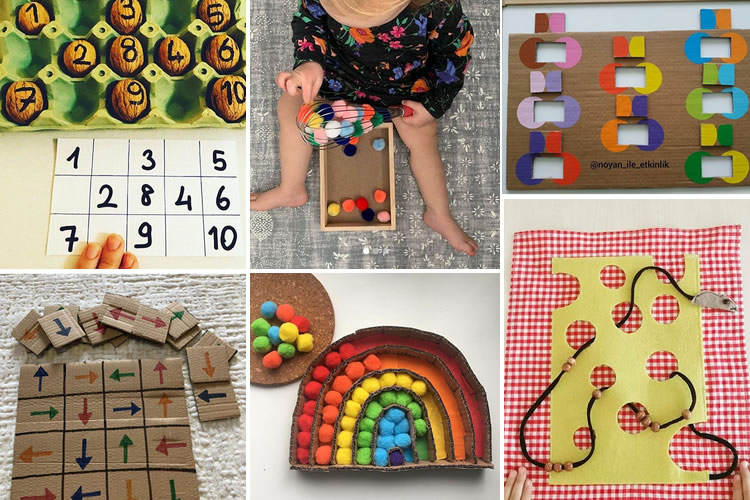 10 jocs Montessori per fer a casa a INSTAGRAM