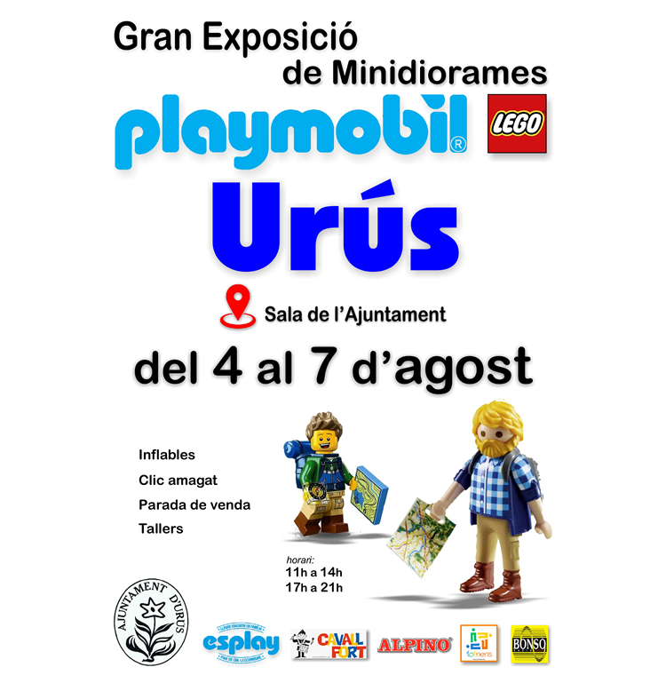 Exposició Playmobil i Lego d’Urús
