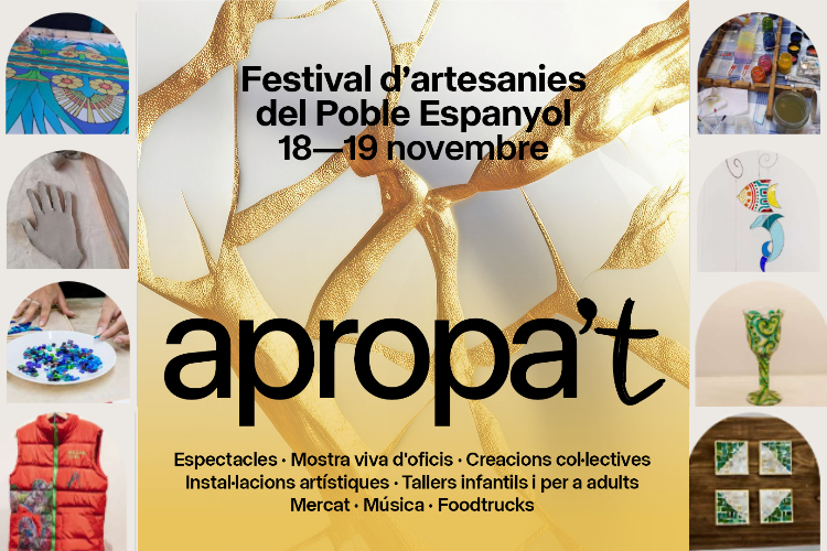 Apropat festival d'artesania al Poble Espanol