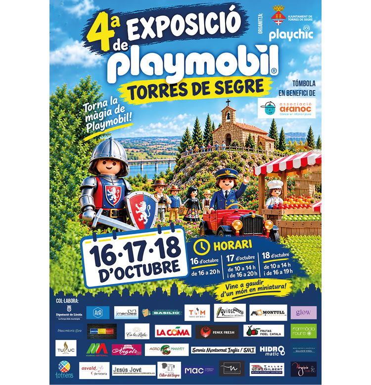 Exposició Playmobil a Torres de Segre 2026