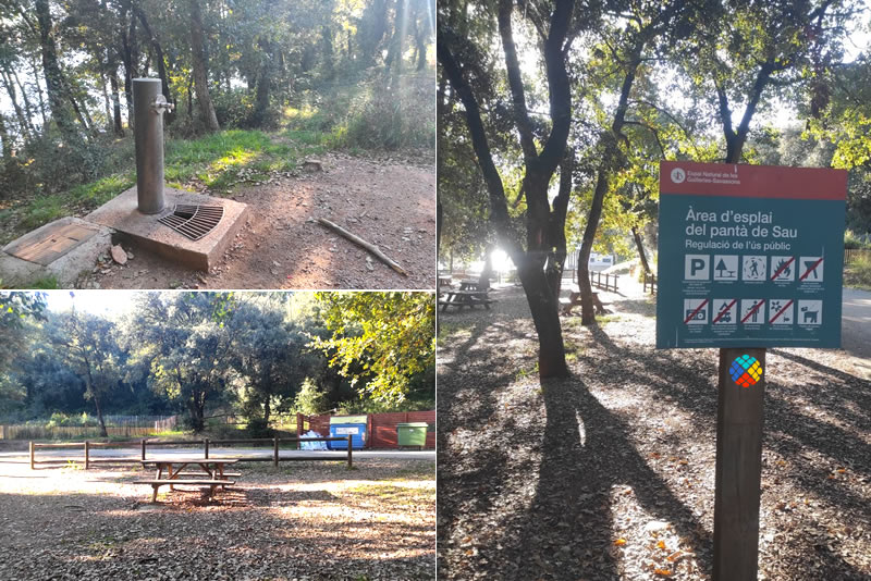 Àrea d'esplai del pantà de Sau a Vilanova de Sau